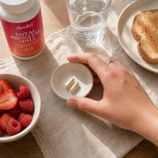 Two capsules. With breakfast.