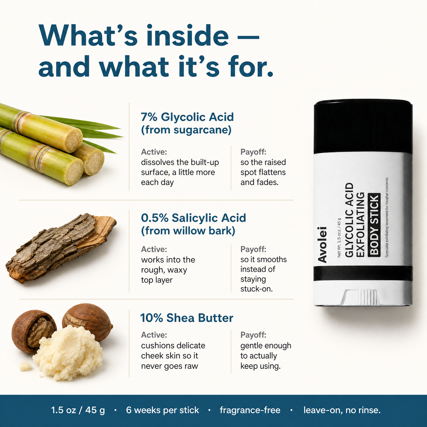 Avolei Bare Glycolic Acid For Ingrowns